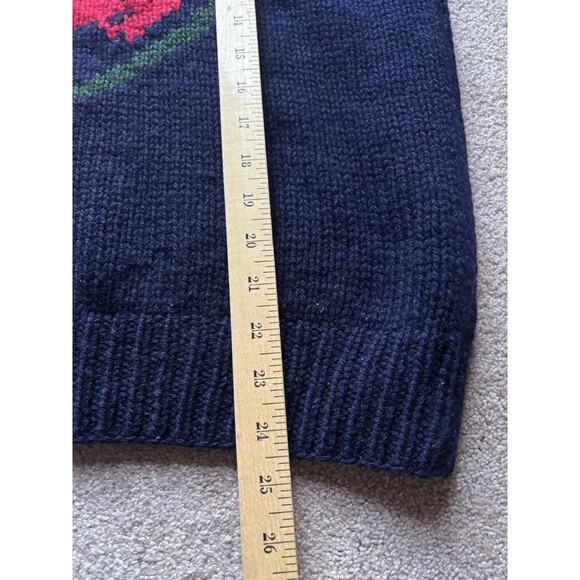 Vintage Y2K 90’s Gap M Wool Sweater Chunky Hand Knit Heavy Scotland Fisherman - Picture 6 of 6